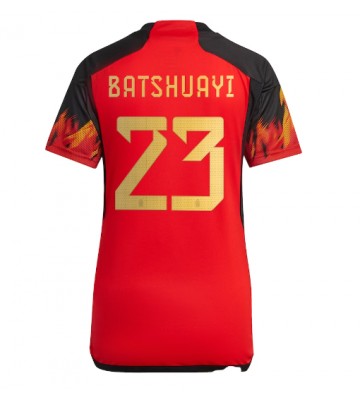 Belgien Michy Batshuayi #23 Hemmatröja Dam VM 2022 Kortärmad